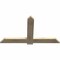 Ekena Millwork Eugene Rough Sawn Timber Gable Bracket, Douglas Fir, 60"W x 35"H x 2"D x 6"F, 14/12 Pitch GBW060X35X0206EUG00RDF - alternate 3